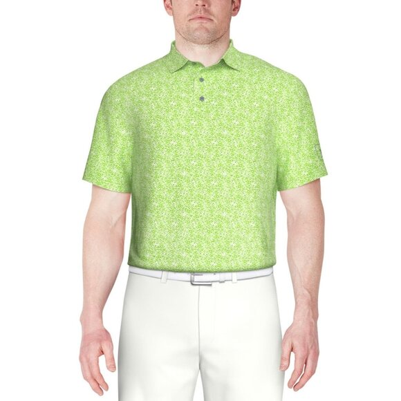 Pga Tour Men Regular fit Short Sleeve Polo Shirt Size XXL Green - Picture 1 of 1